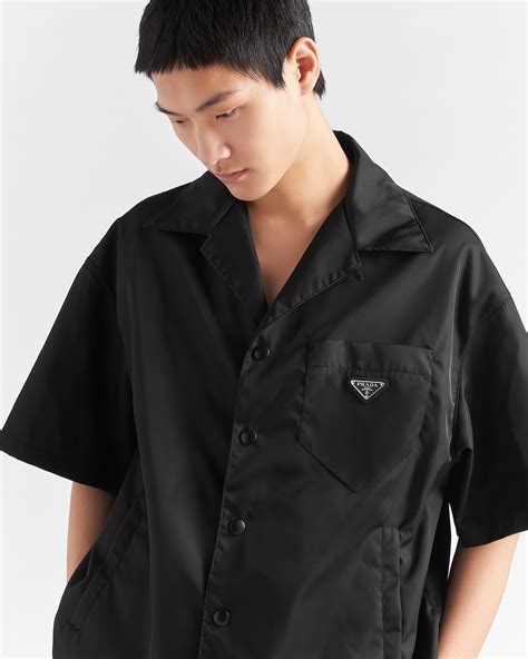 prada long sleeve dress|nylon short sleeve shirts prada.